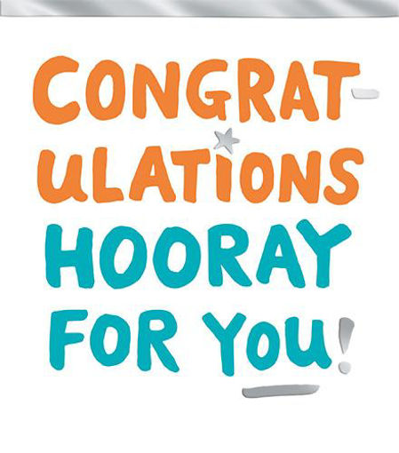 Picture of CONGRATULATIONS HOORAY FOR YOU CARD